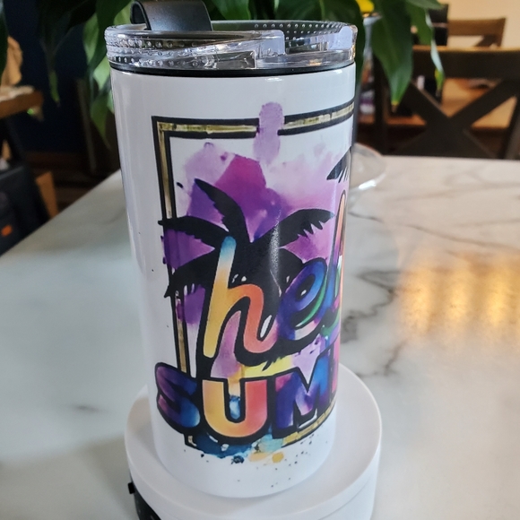 hello summer 4 in 1 Can Cooler 14oz Tumbler ** Error 🎉sale - Picture 12 of 13